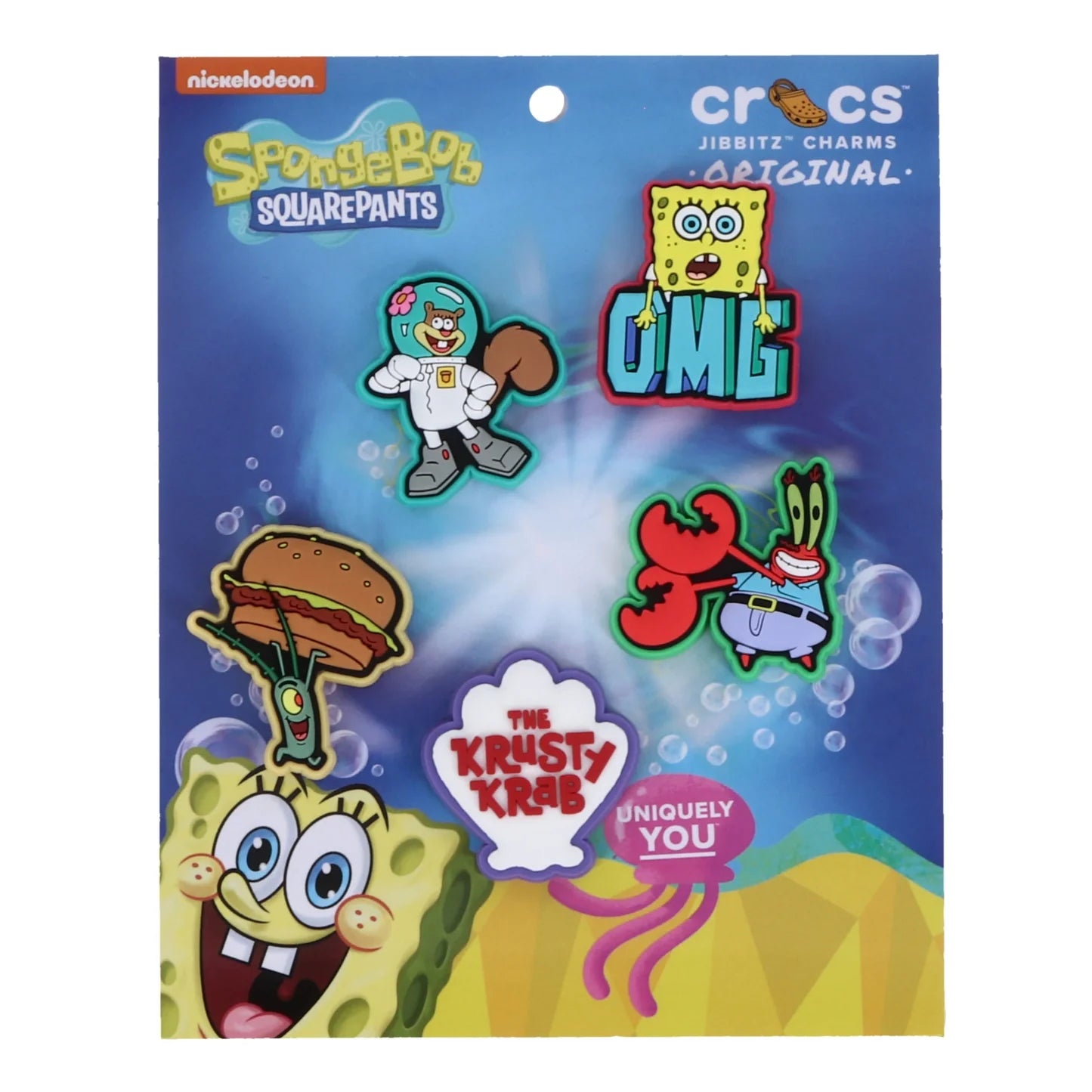 Spongebob Jibbitz 5-Pack