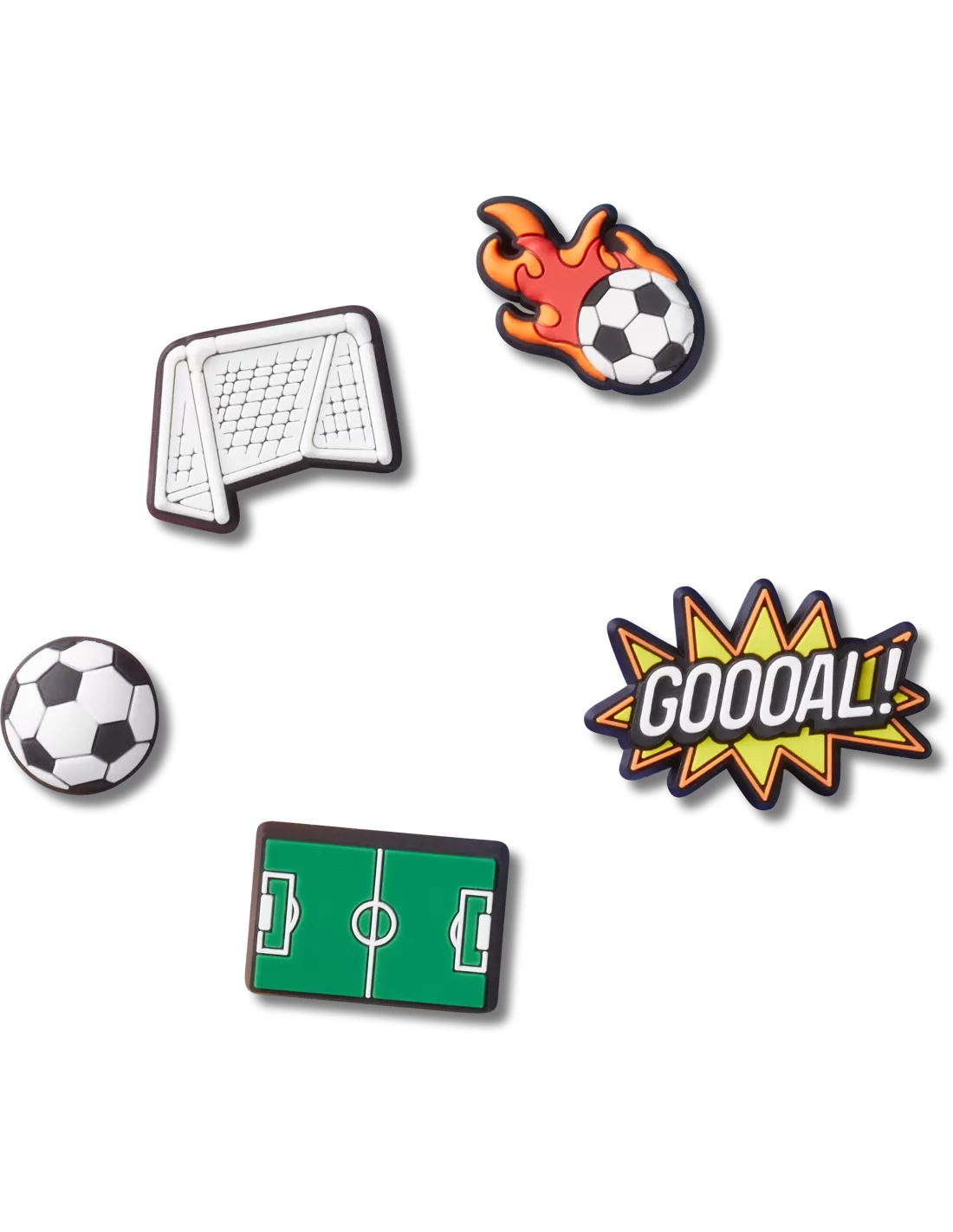 Futbol Jibbitz 5-Pack