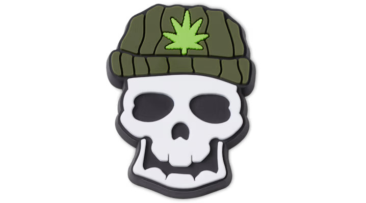 Hemp Skater Skull Jibbitz