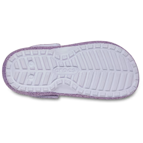 Kids' Classic Lined Chunky Glitter Clog