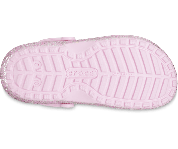 Kids' Classic Lined Glitter Clog