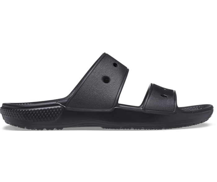 Crocs Classic Crush Sandals, Black at John Lewis & Partners