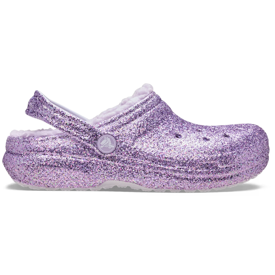 Kids' Classic Lined Chunky Glitter Clog