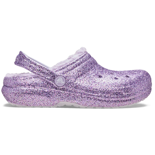 Kids' Classic Lined Chunky Glitter Clog