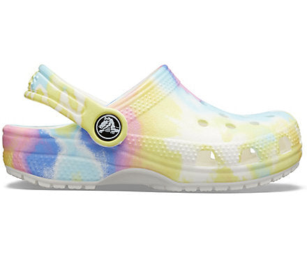 Pastel color best sale tie dye crocs