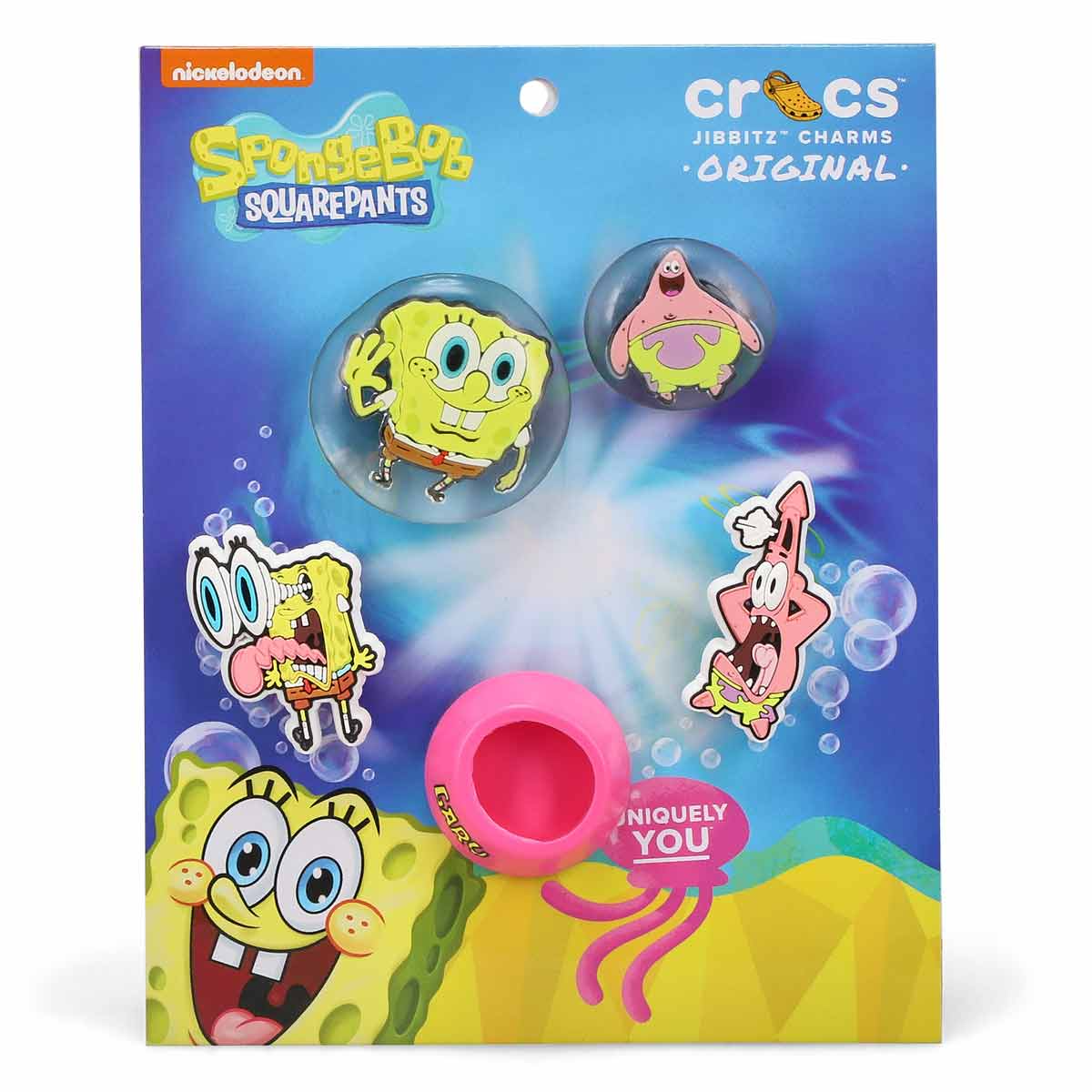 Spongebob Bubble Jibbitz 5-Pack