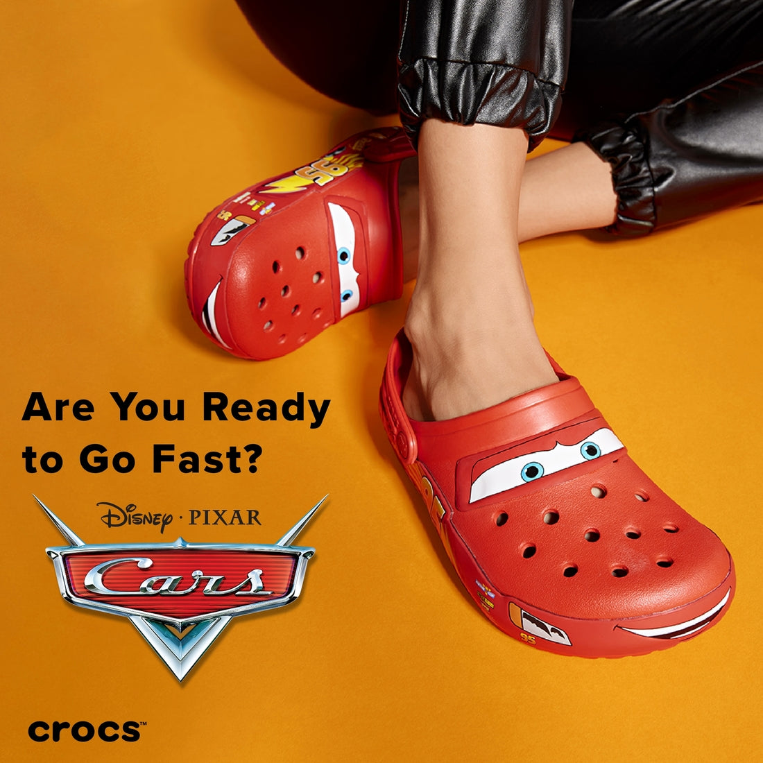 Adult Clog Adult Sized Lightning Mcqueen Crocs NEW Crocs