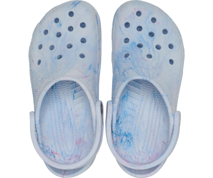 Classic Watercolour Marbled Clog