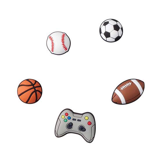 Sports Jibbitz 5-Pack