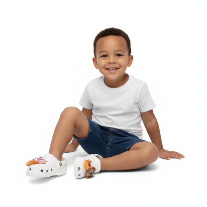 Fuzzy Animal Jibbitz 5-Pack