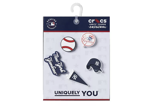 MLB New York Yankees Jibbitz 5-Pack