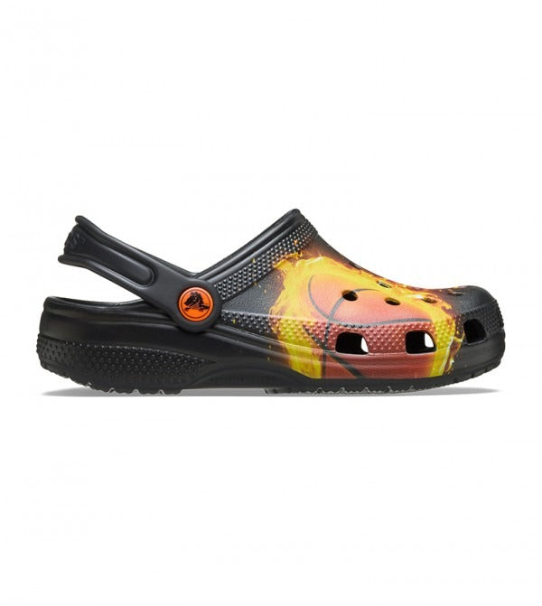 Kids' Classic Flaming Bball Clog