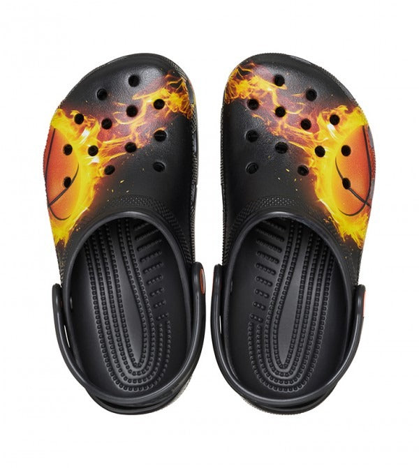 Kids' Classic Flaming Bball Clog