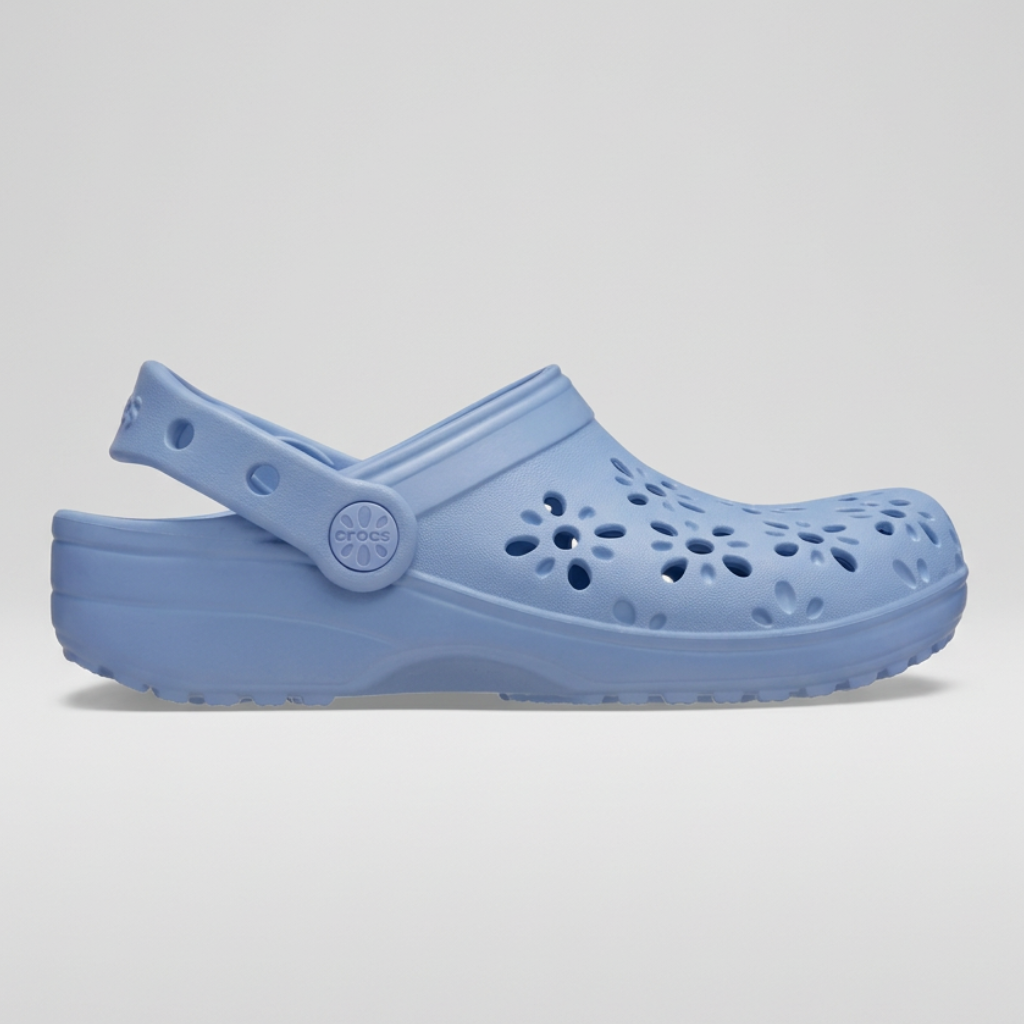 Kids' Classic Floral Cut Out Clog