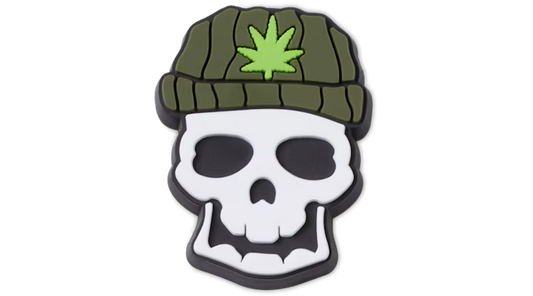 Hemp Skater Skull Jibbitz