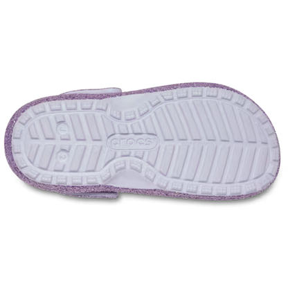 Kids' Classic Lined Chunky Glitter Clog