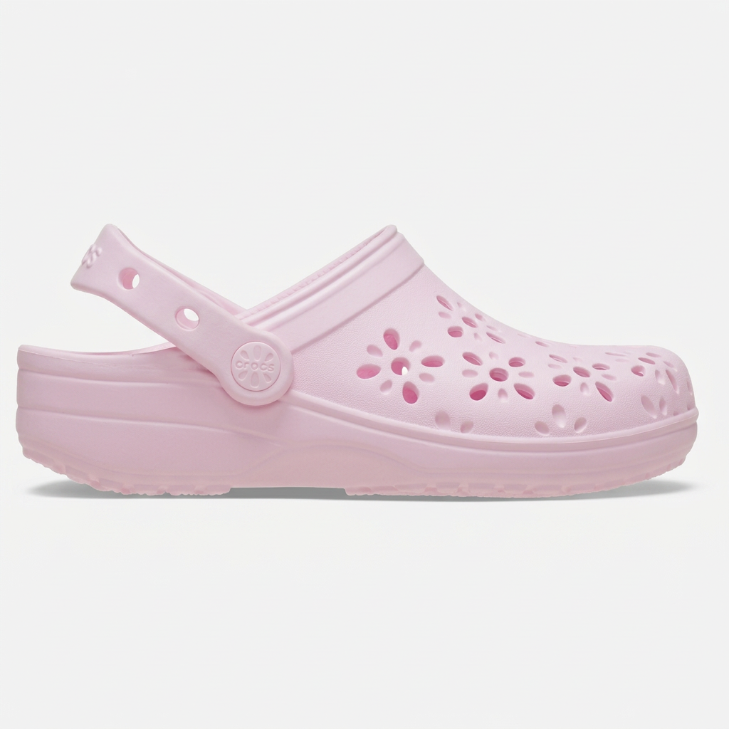 Kids' Classic Floral Cut Out Clog