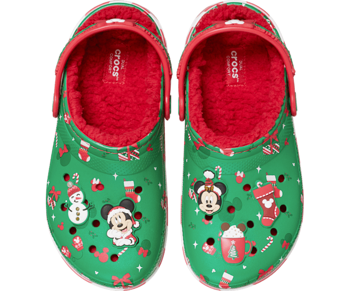 Kids' Mickey Xmas Lined Classic Clog