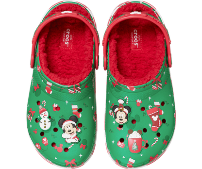 Kids' Mickey Xmas Lined Classic Clog