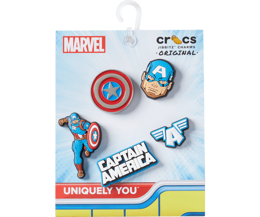 Captain America Jibbitz 5-Pack