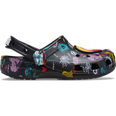 Kids' Disney Tim Burton's The Nightmare Before Christmas Jack and Sally Classic Clog