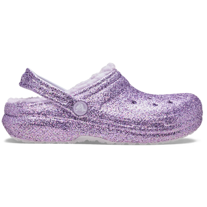 Kids' Classic Lined Chunky Glitter Clog