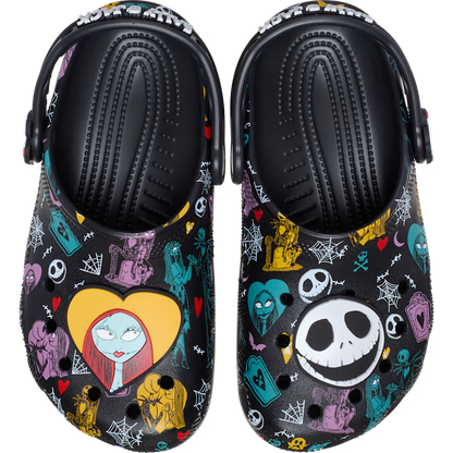 Kids' Disney Tim Burton's The Nightmare Before Christmas Jack and Sally Classic Clog