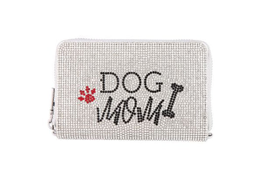 Dog Mom Rhinestone Wallet