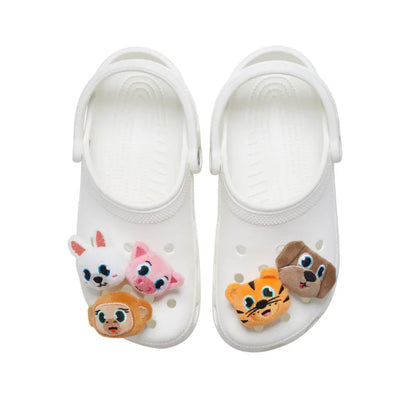 Fuzzy Animal Jibbitz 5-Pack
