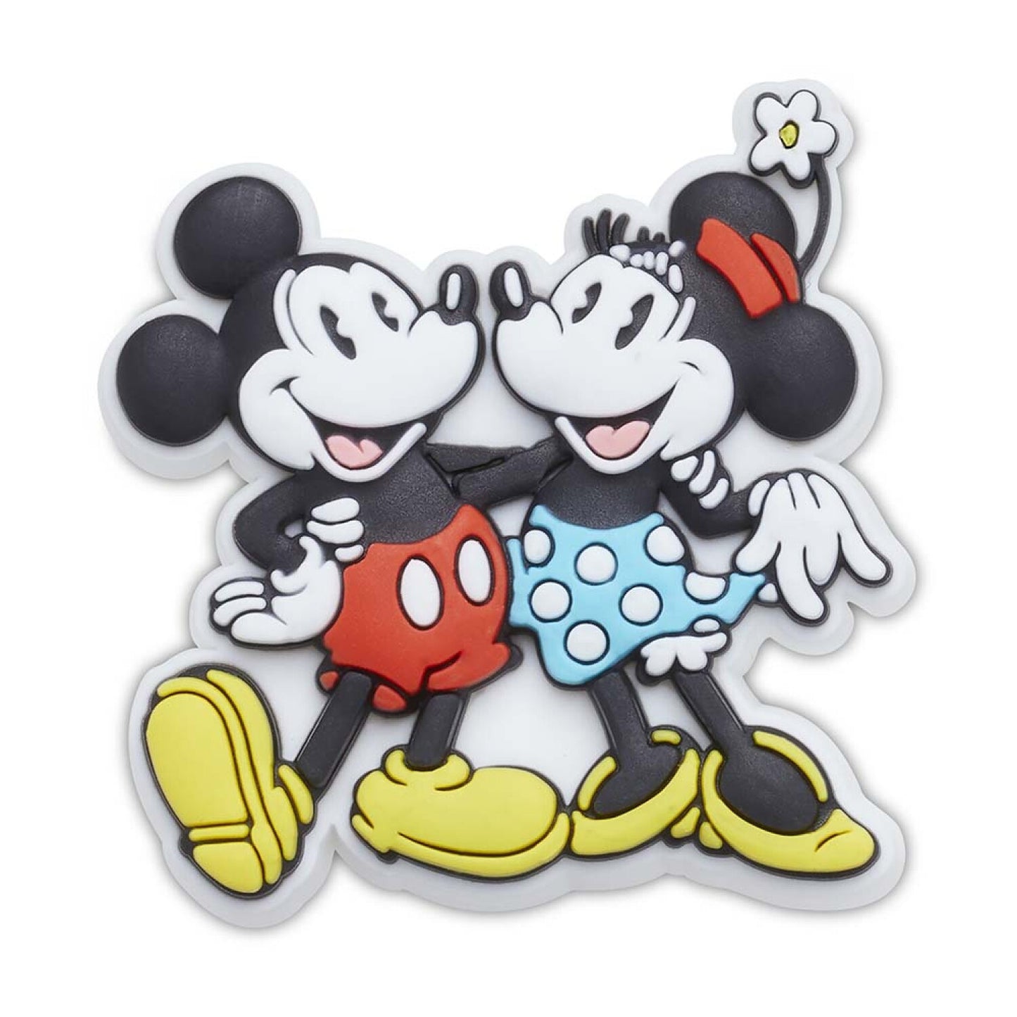 Mickey and Minnie Holding Jibbitz