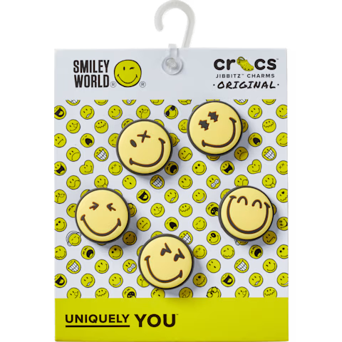 Smileyworld Jibbitz 5-Pack
