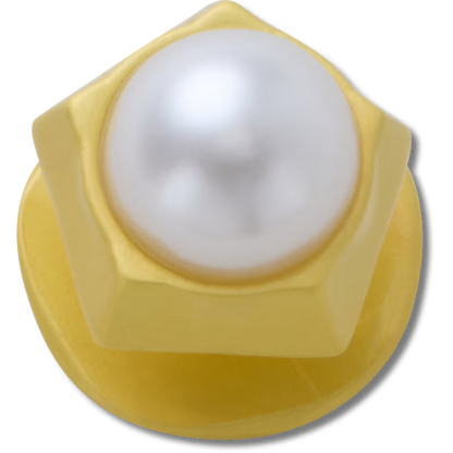 Gold Pentagon Pearl Jibbitz