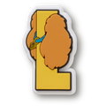 Disney Character Letter L Jibbitz