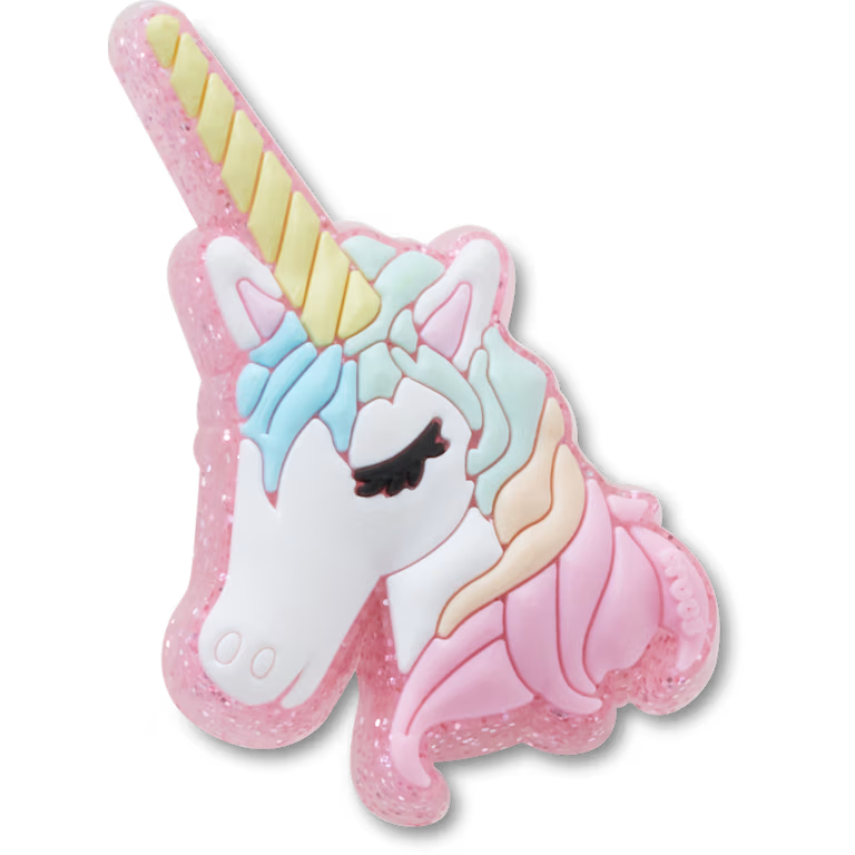 Glitter Unicorn Jibbitz