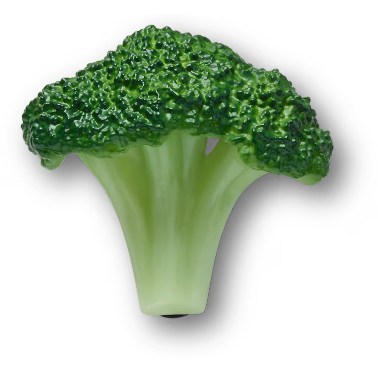 Realistic Broccoli Jibbitz