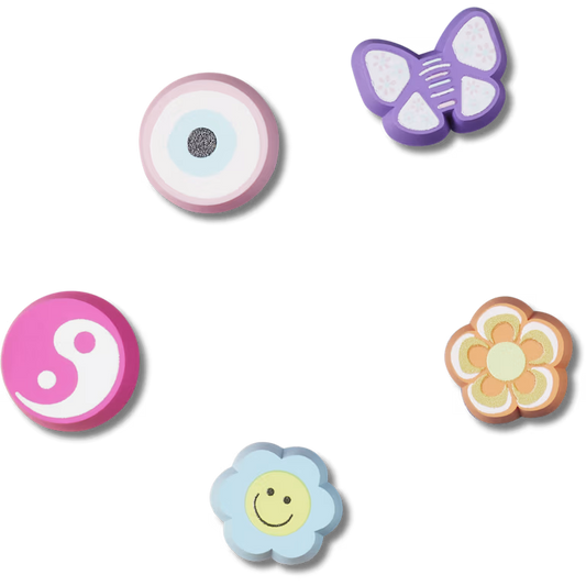 Nostalgia Girlie Eraser Jibbitz 5-Pack