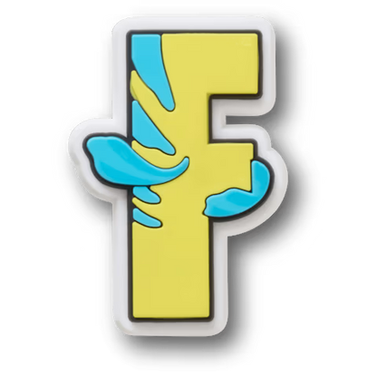 Disney Character Letter F Jibbitz
