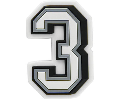 Number 3 Jibbitz