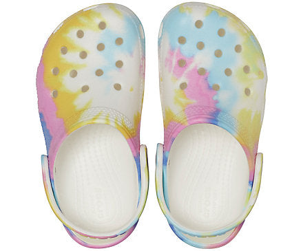 Fashion tie dye crocs kids