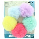 Bright Color Puff Ball Jibbitz 5-Pack