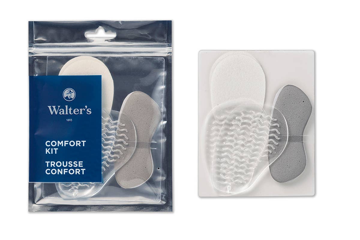 Comfort Kit: Gel Ball of Foot, Sole Grip, Foam Heel Liner