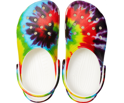 Classic Tie Dye Graphic Clog