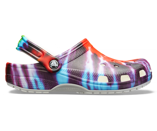 Classic Tie Dye Graphic Clog