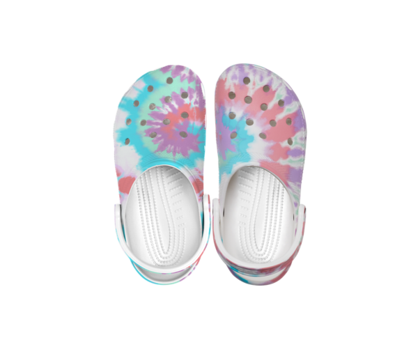 Classic Tie Dye Graphic Clog