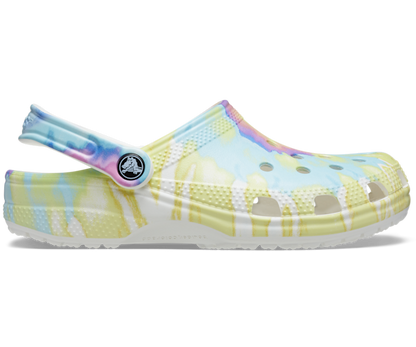 Classic Tie Dye Graphic Clog