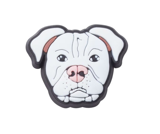 White Pitbull Jibbitz